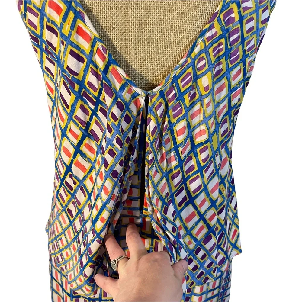 Plenty by Tracy Reese geometric print sleeveless dress size XS (0-2) - Picture 4 of 10